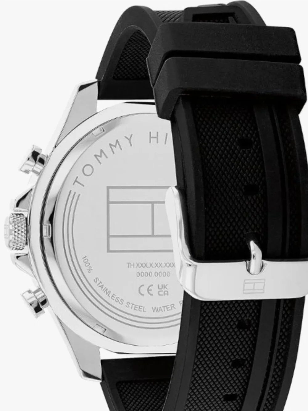 TOMMY HILFIGER Men's Multifunction Quartz Watch – 46mm Stainless Steel Case